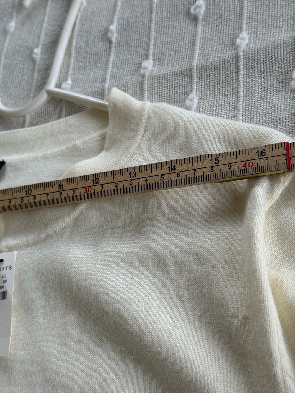 Talbots Cream Button-Front Knit Cardigan - Picture 4 of 8